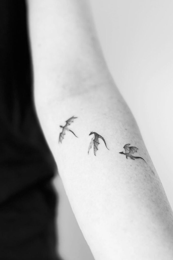 small dragon tattoos