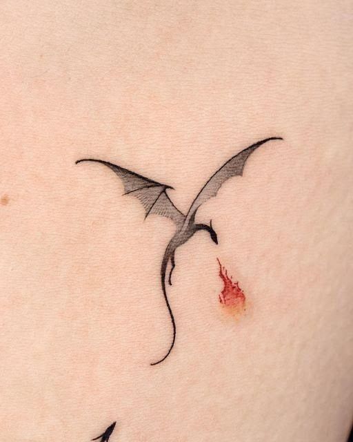 small dragon tattoos for men