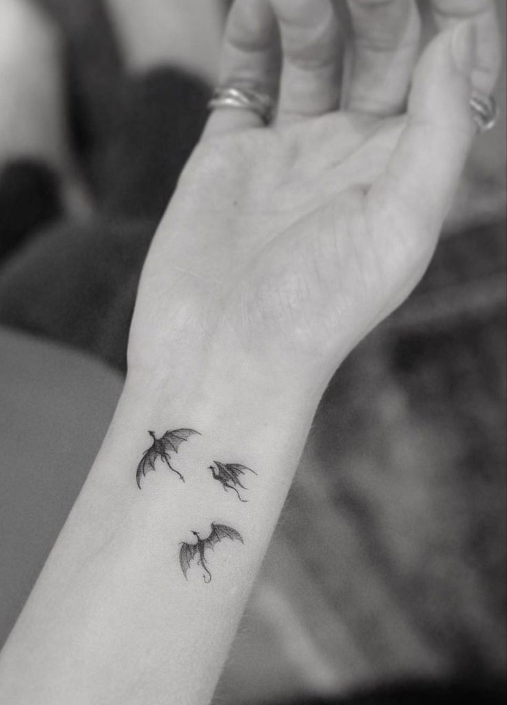 small dragon tattoos for women