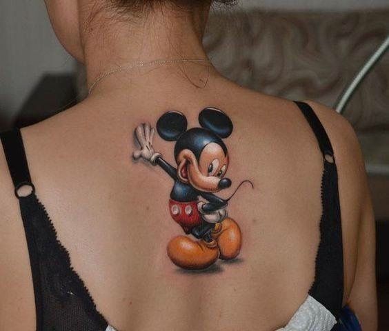 small mickey mouse tattoo