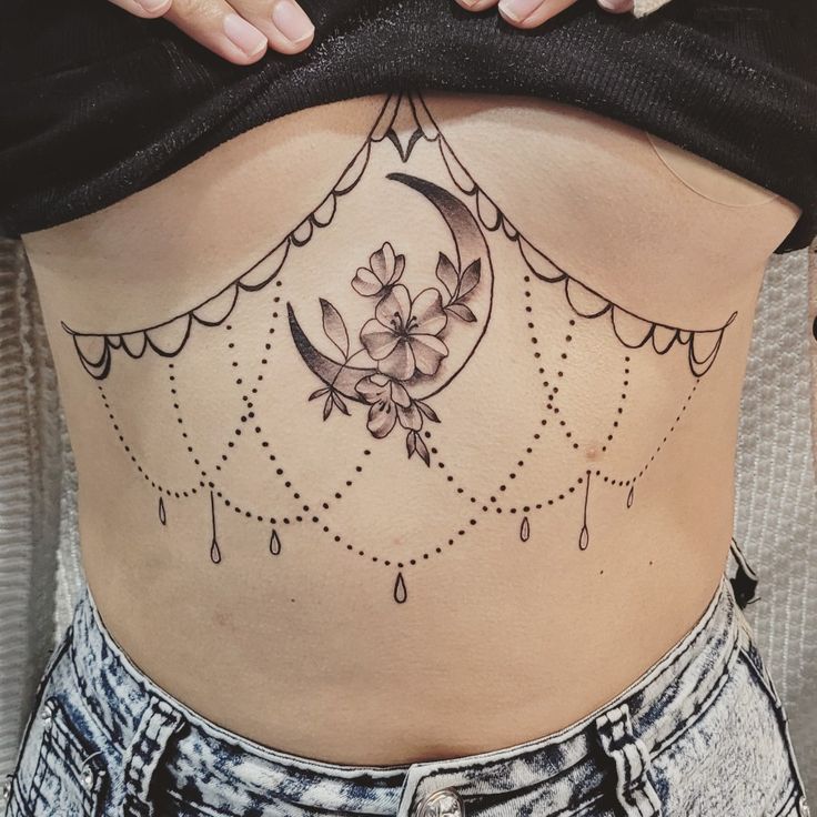 small side boob tattoo ideas