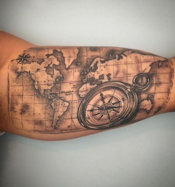 star map tattoo