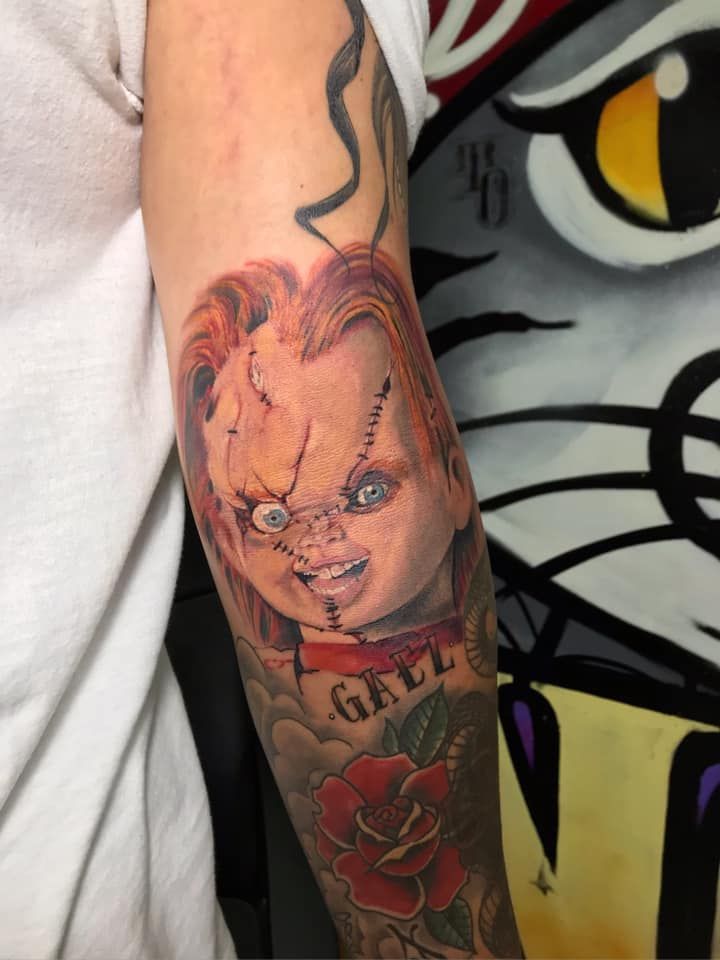 tiffany bride of chucky tattoo designs