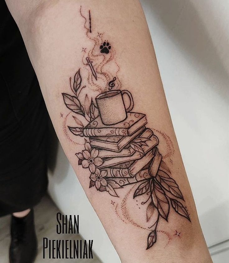 tiny book tattoo ideas