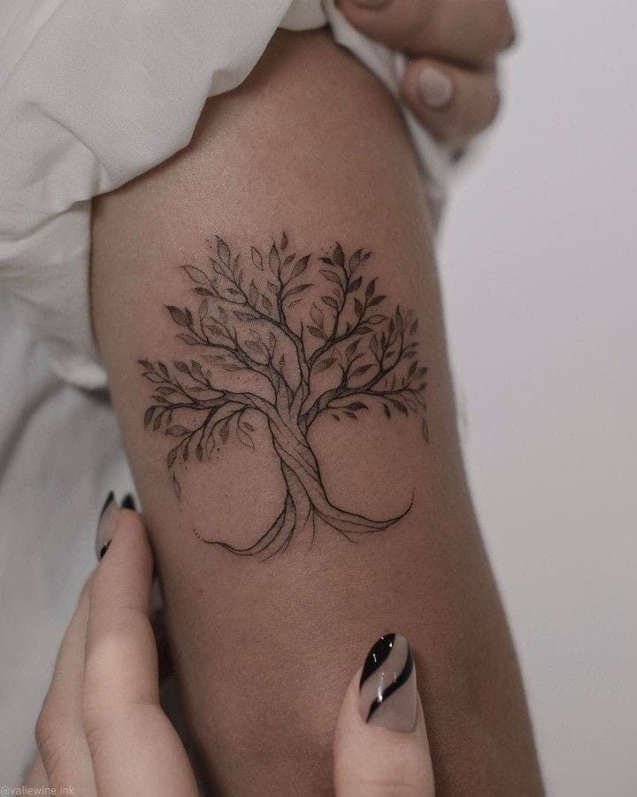 tree of life tattoo male