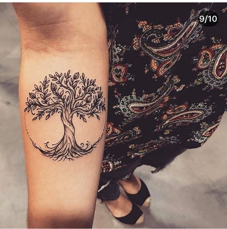 tree of life tattoo men