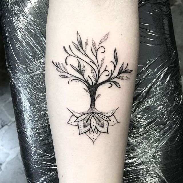 tree of life tattoo small