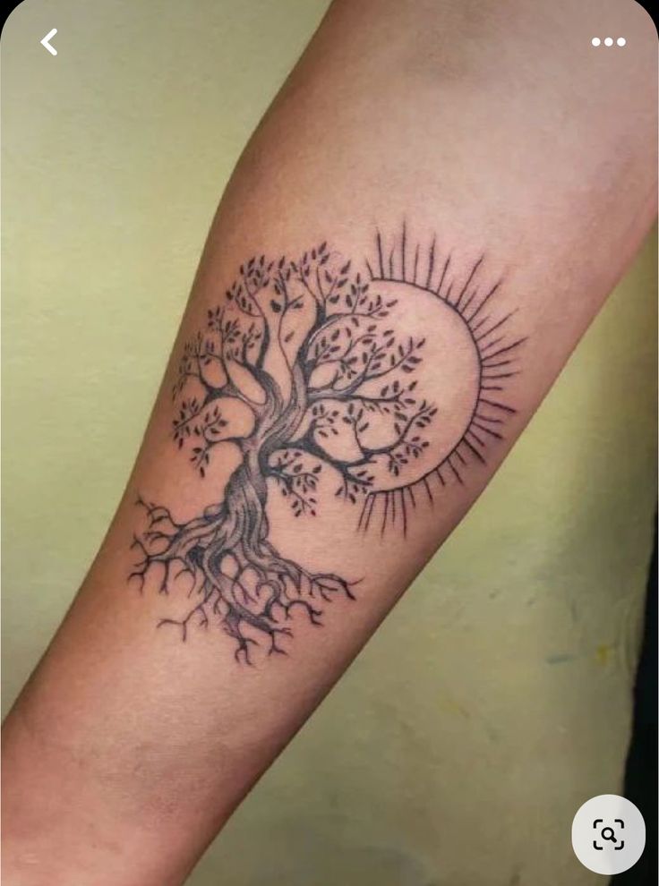 tree of life tattoo stencil