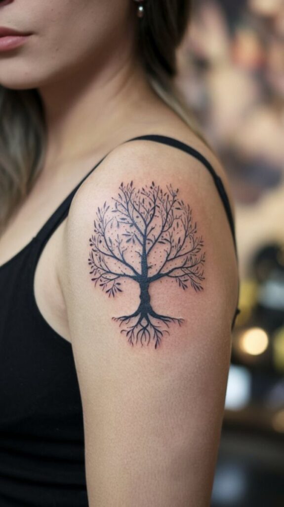 tree of life tattoo with names