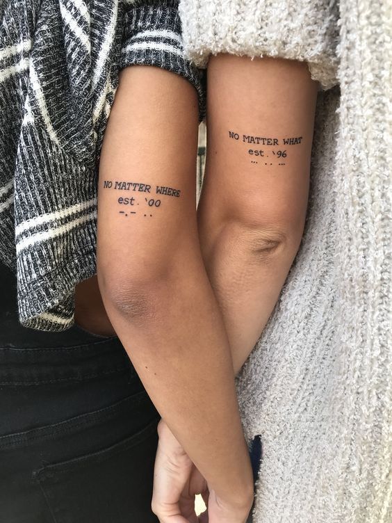 unbreakable bond brother and sister tattoo ideas