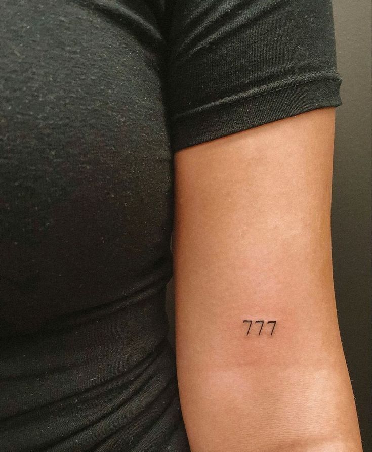 unique 777 tattoo designs