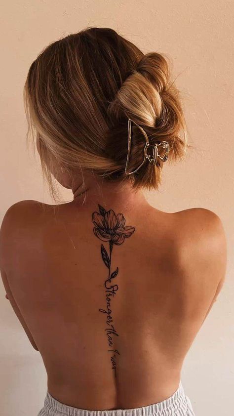 upper back tattoos for women