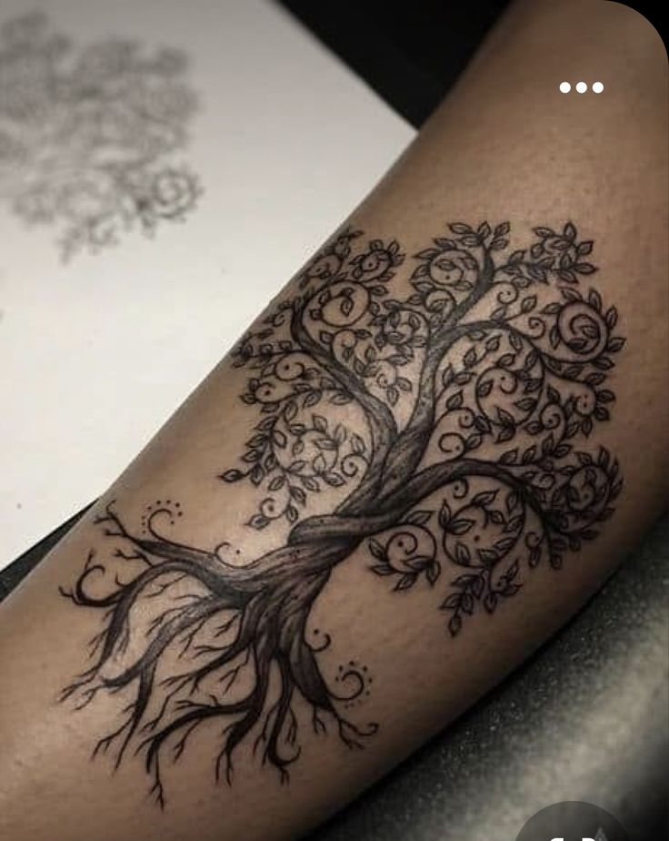 viking tree of life tattoo