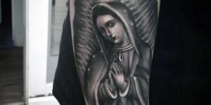 virgin mary tatto design