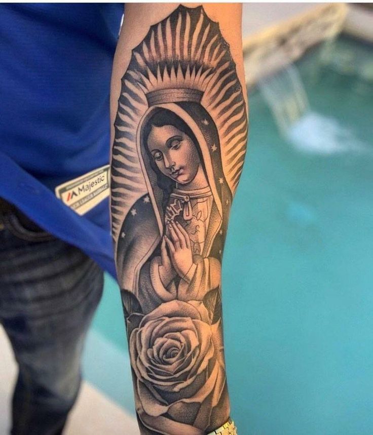 virgin mary tattoo designs