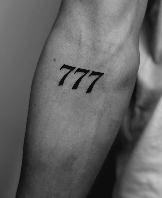 what does a 777 tattoo mean