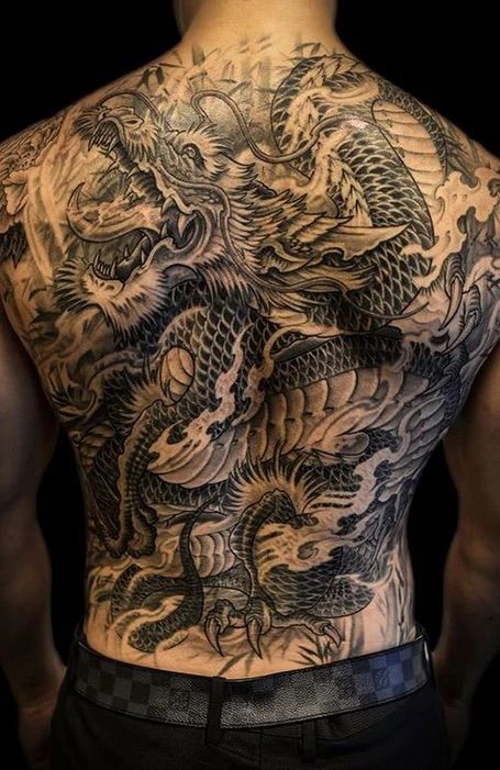 yakuza back tattoo