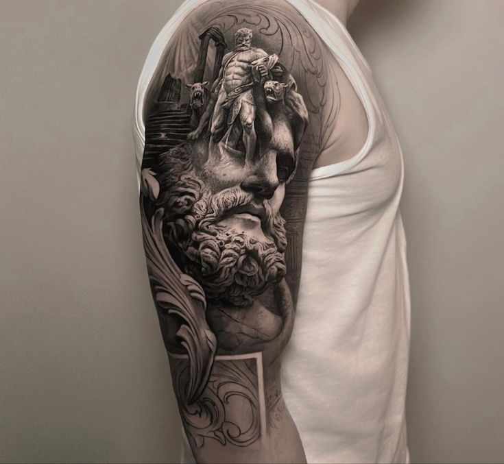 greek mythology hercules tattoo