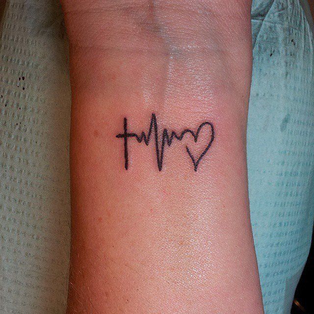 heartbeat tattoo