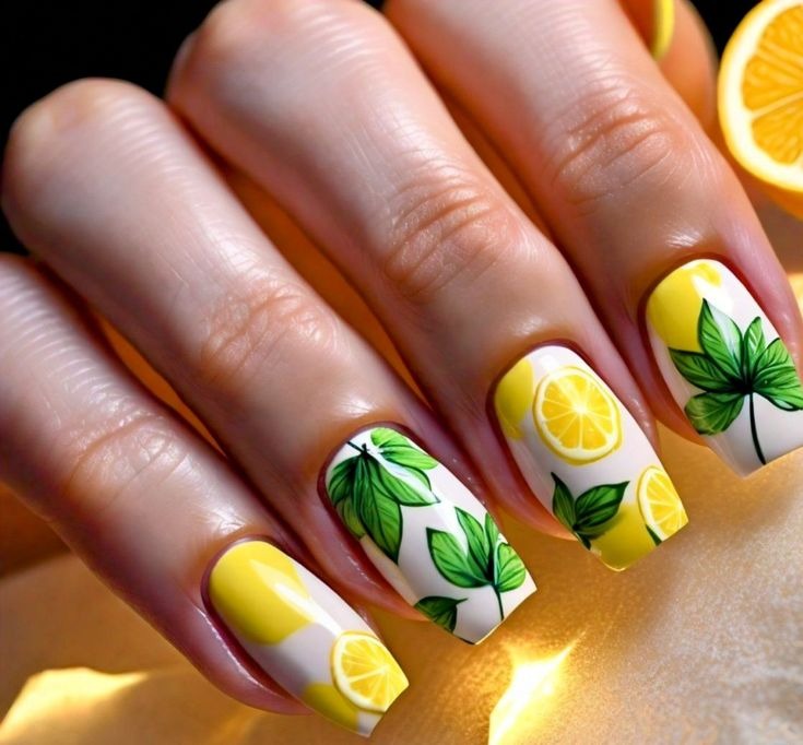 lime green nail design ideas

