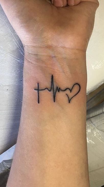 name heartbeat tattoo